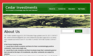 Cedarinvestments.com thumbnail