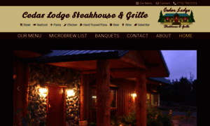 Cedarlodgesteakhouse.com thumbnail