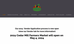 Cedarmillfarmersmarket.org thumbnail