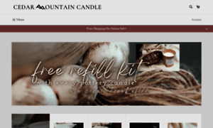 Cedarmountaincandle.com thumbnail