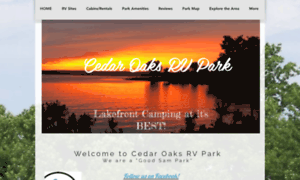 Cedaroaksrvpark.com thumbnail