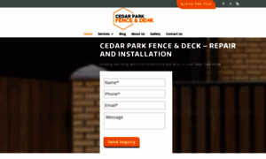 Cedarparkfenceanddeck.com thumbnail