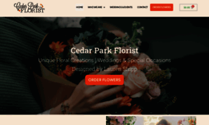 Cedarparkflorist.net thumbnail