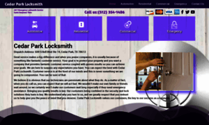 Cedarparklocksmith.net thumbnail