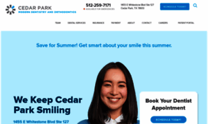 Cedarparkmoderndentistry.com thumbnail