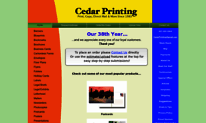 Cedarprinting.com thumbnail