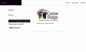 Cedarridge.ccbchurch.com thumbnail