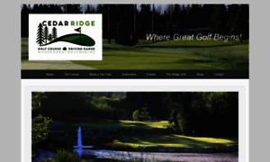 Cedarridgegolf.ca thumbnail