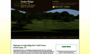 Cedarridgegolf.com thumbnail