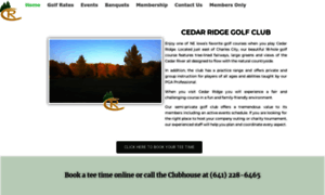 Cedarridgegolfia.com thumbnail