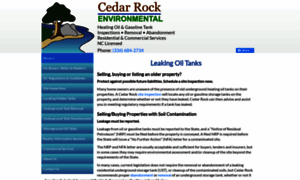 Cedarrockenvironmental.com thumbnail