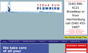 Cedarrunplumbing.com thumbnail