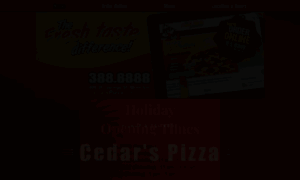 Cedarspizza.com thumbnail