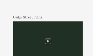 Cedarstreetfilms.com thumbnail