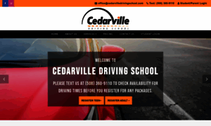 Cedarvilledrivingschool.com thumbnail