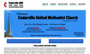 Cedarvilleumc.org thumbnail