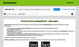 Cegkodex.partnercontrol.hu thumbnail