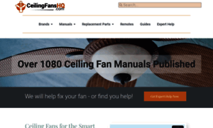 Ceilingfanshq.com thumbnail