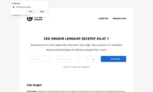 Cekongkir.org thumbnail