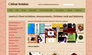 Celebrateinvitations.com thumbnail