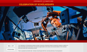 Celebratescholarships.umd.edu thumbnail