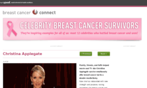 Celebrities.breastcancerconnect.com thumbnail