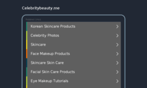 Celebritybeauty.me thumbnail