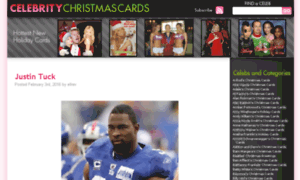 Celebritychristmascards.com thumbnail