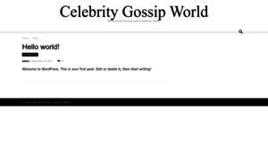 Celebritygossipworld.com thumbnail