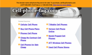 Cell-phone-faq.com thumbnail