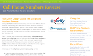 Cell-phone-numbers-reverse.com thumbnail