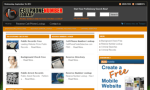 Cellphonenumber-lookup.com thumbnail