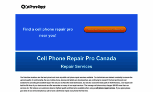 Cellphonerepairpro.ca thumbnail
