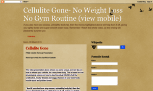 Cellulitegone-noweightloss.blogspot.com thumbnail