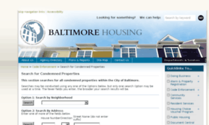 Cels.baltimorehousing.org thumbnail