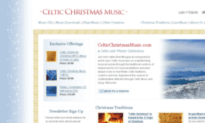Celticchristmasmusic.com thumbnail