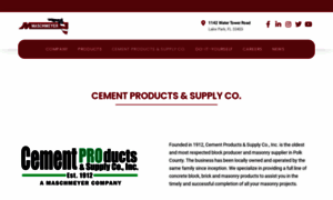 Cementproductsusa.com thumbnail