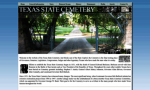 Cemetery.texas.gov thumbnail