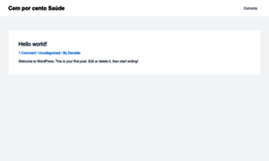 Cemporcentosaude.com thumbnail
