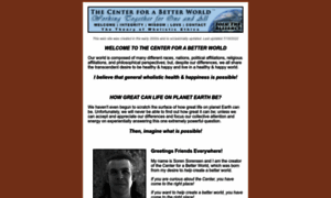 Centerforabetterworld.com thumbnail