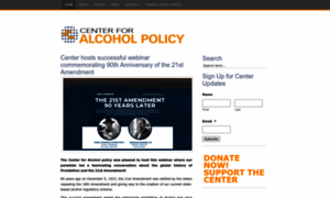 Centerforalcoholpolicy.org thumbnail