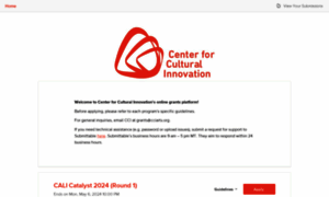 Centerforculturalinnovation.submittable.com thumbnail