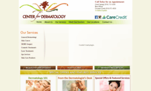 Centerfordermatology.com thumbnail