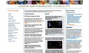 Centerforfinancialstability.org thumbnail