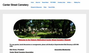 Centerstreetcemetery.org thumbnail