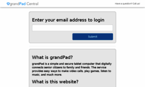 Central.grandpad.net thumbnail
