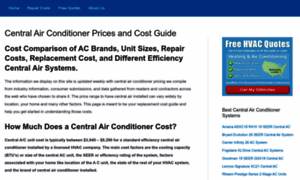 Centralairconditionerprice.com thumbnail