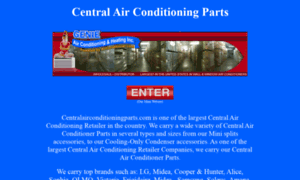 Centralairconditioningparts.com thumbnail