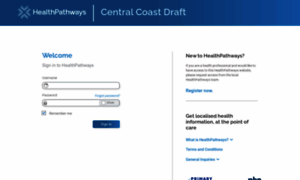 Centralcoastdraft.healthpathways.org.au thumbnail