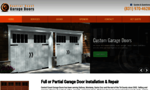 Centralcoastgaragedoors.com thumbnail